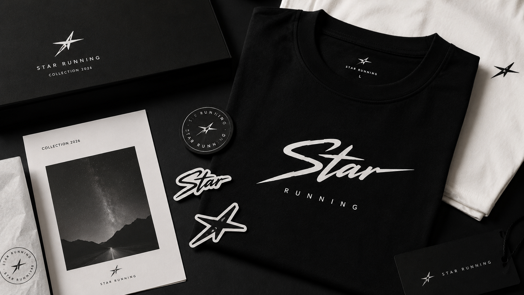 Star Running Collection 2026 tişört ve marka materyalleri